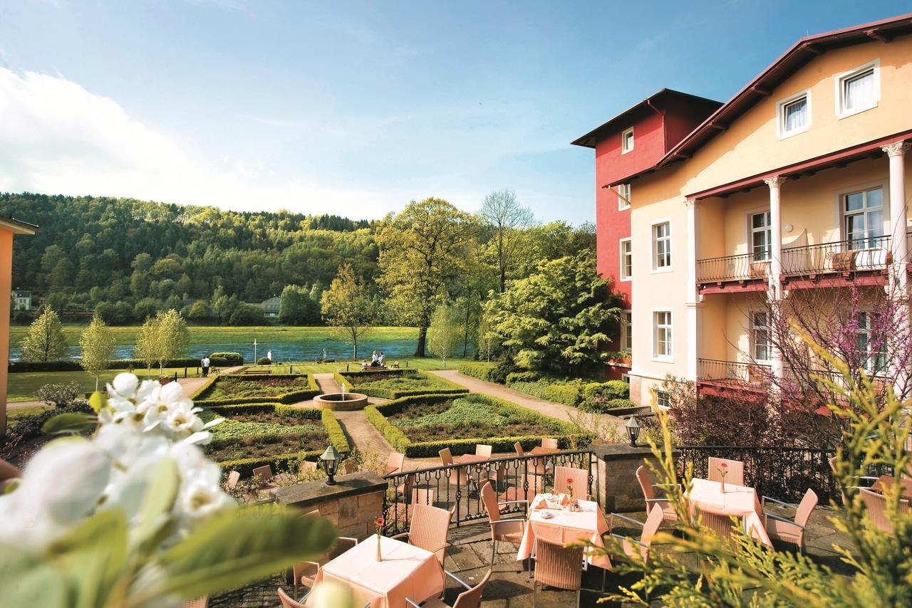 Parkhotel Bad Schandau Mit Spa エクステリア 写真