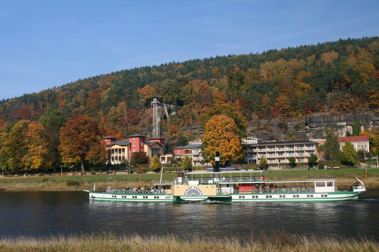 Parkhotel Bad Schandau Mit Spa エクステリア 写真